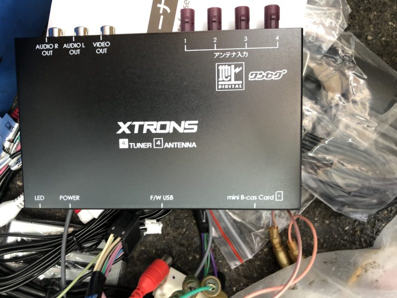 xtrons 地デジチューナー リモコン 車載用 - テレビ xtrons 地デジチューナー リモコン 車載用 - テレビ
